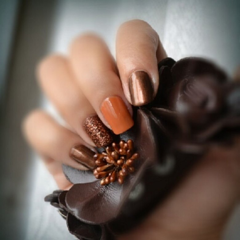 Brown French Tip Nails: 55 Brown Nails Ideas on 2024