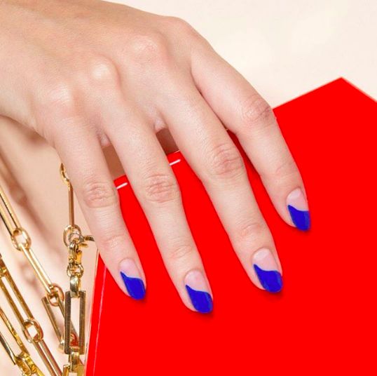 Blue French Tip Nails 2024 [54 Photos] – New Blue Manicure Designs