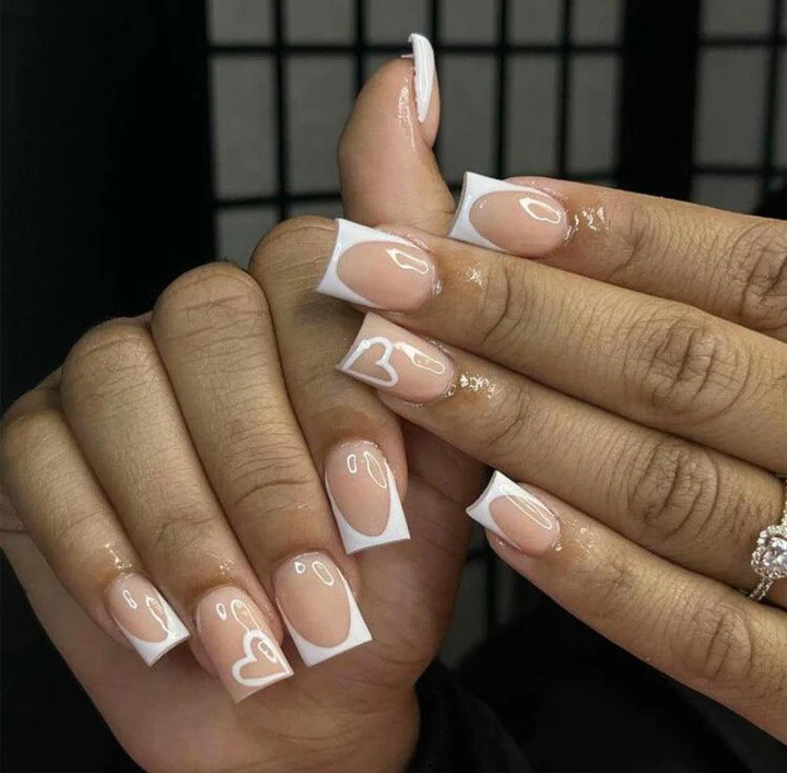 Square French Tip Nails: The Best Design Options With Ideas